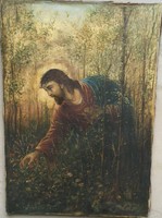 Magyar szimbolista festő: Élet a kertben