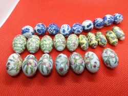 Hand-painted Chinese porcelain eyes for pendant, necklace, bracelet for lacing