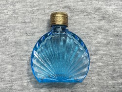 Antik kék parfümös üveg