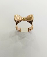 14 carat gold 4.69g. Women's bow ring (no. 20.)