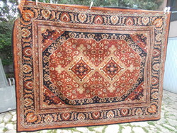 Perzsa mintás selyem mokett, szőnyeg,terítő, falikárpit, szőnyeg