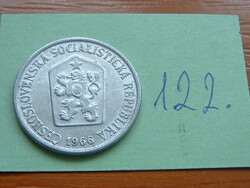 CSEHSZLOVÁKIA 10 HALERU 1966  Kremnica Mint,  ALU.122.