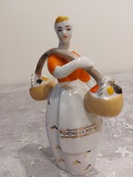 Orosz Polonne porcelán női figura