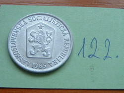 CSEHSZLOVÁKIA 10 HALERU 1965  Kremnica Mint,  ALU.122.