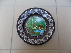 Extremely rare granite wall plate wall plate 24 cm (n)