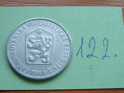 CSEHSZLOVÁKIA 10 HALERU 1961  Kremnica Mint,  ALU.122.