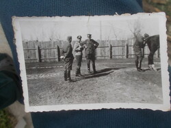Eredeti II világháborús fotó fénykép német katona tisztekkel