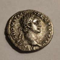 Roman Empire domitian silver denar 81-96 minerva imp xxii cos cens ppp