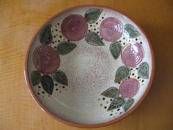 Marked retro fruit bowl