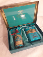 Vintage 4711 original cologne + soap in a box with a rare metal top