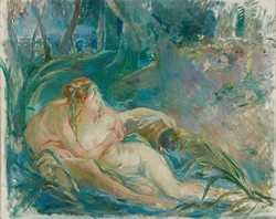 Berthe Morisot - Apolló felfedi istenségét - vászon reprint vakrámán