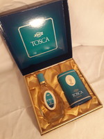 Vintage eredeti Tosca 4711 kölni és szappan dobozában