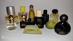 Vintage mini parfüm tizenegy darab együtt különleges illatok gyűjteménye a nyárra