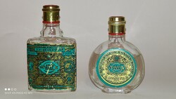 Vintage eredeti 4711 kölni kettő különböző üveggel