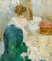 Berthe Morisot - Varrás - vászon reprint vakrámán