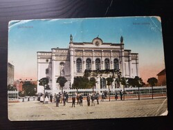 Debreczen, városi színház régi képeslap 1910-20-as évek