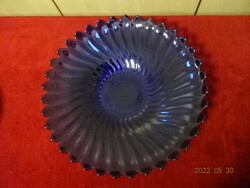Cobalt blue glass centerpiece, diameter 33 cm. He has! Jókai.