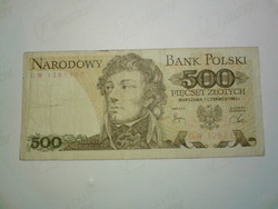 Lengyelország 500 zlotyi 1982