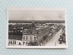 Régi képeslap Zenta látkép a Tisza felé fotó levelezőlap