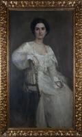 Matilde FLOTOW (1872-1932): Portré egy gyönyörű nőről,