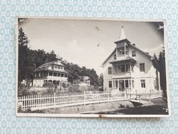 Régi képeslap 1943 Málnás fürdő fotó levelezőlap