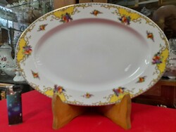 Epiag viktoria, schmidt & co 1945-1958 hand-painted serving bowl.30 Cm.