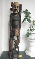 Hatalmas " Kovács " fa szobor 115 cm