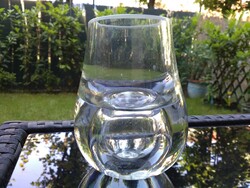 Sommerso Bohemia glass váza vagy levélnehezék