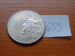 USA 25 CENT 1/4 DOLLÁR 2000 / D Denver, (New Hampshire), G. Washington #659