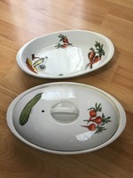Régi Bavaria porcelán sütő edények