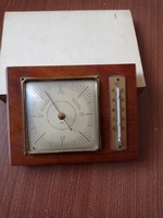 Retro vintage Barométer és hőmérő