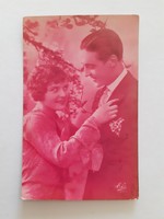Régi képeslap 1931 szerelmespár fotó Ela levelezőlap
