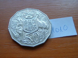 Australia 50 cents 1984 copper-nickel coat of arms, Elizabeth II # 1010