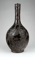 1I963 Antik jelzett mezőtúri váza díszváza 27.5 cm