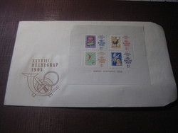 First day, xxxviii stamp day 1965