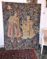 Huge jacquard woven castle wall tapestry, tapestry tapestry