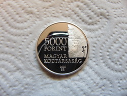 Kosztolányi Dezső ezüst 5000 forint 2010 PP