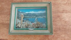 (K) nice small souvenir picture from Italy 20x15 cm