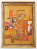 Béla Kondor's painting entitled Industrial Revolution