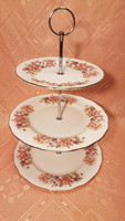 3 part beautiful porcelain offering, colclough bone china made in england