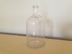 Old vintage sealed bottle 3 l 29cm