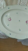 Viennese rose plate marked Tertia 37 cm