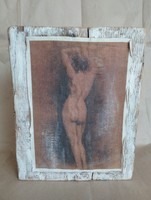 Nude printed on iron