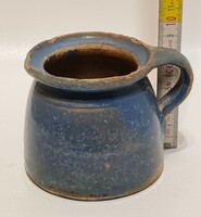 Folk, blue glazed, silk-shaped mugs (2235)
