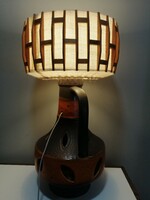 ﻿Formatervezett art-deco stílusú kerámia asztali lámpa. Alkudható!!