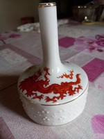 The year of the dragon vase marked with a heel has begun