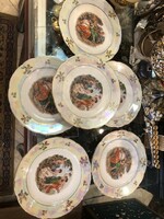 Khala German porcelain plate set of 6, diameter 20 cm