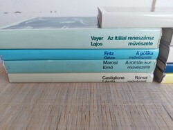 A Corvina művészettörténeti korszakokat bemutató sorozatának 9 kötete, teljes sorozat:24990.-Ft.