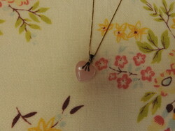 Friedrich Binder FBM Gold-plated, AMERICA nyaklánc pink szív alakú ékkővel