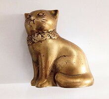 Retro brass kitten 13cm 400gramm